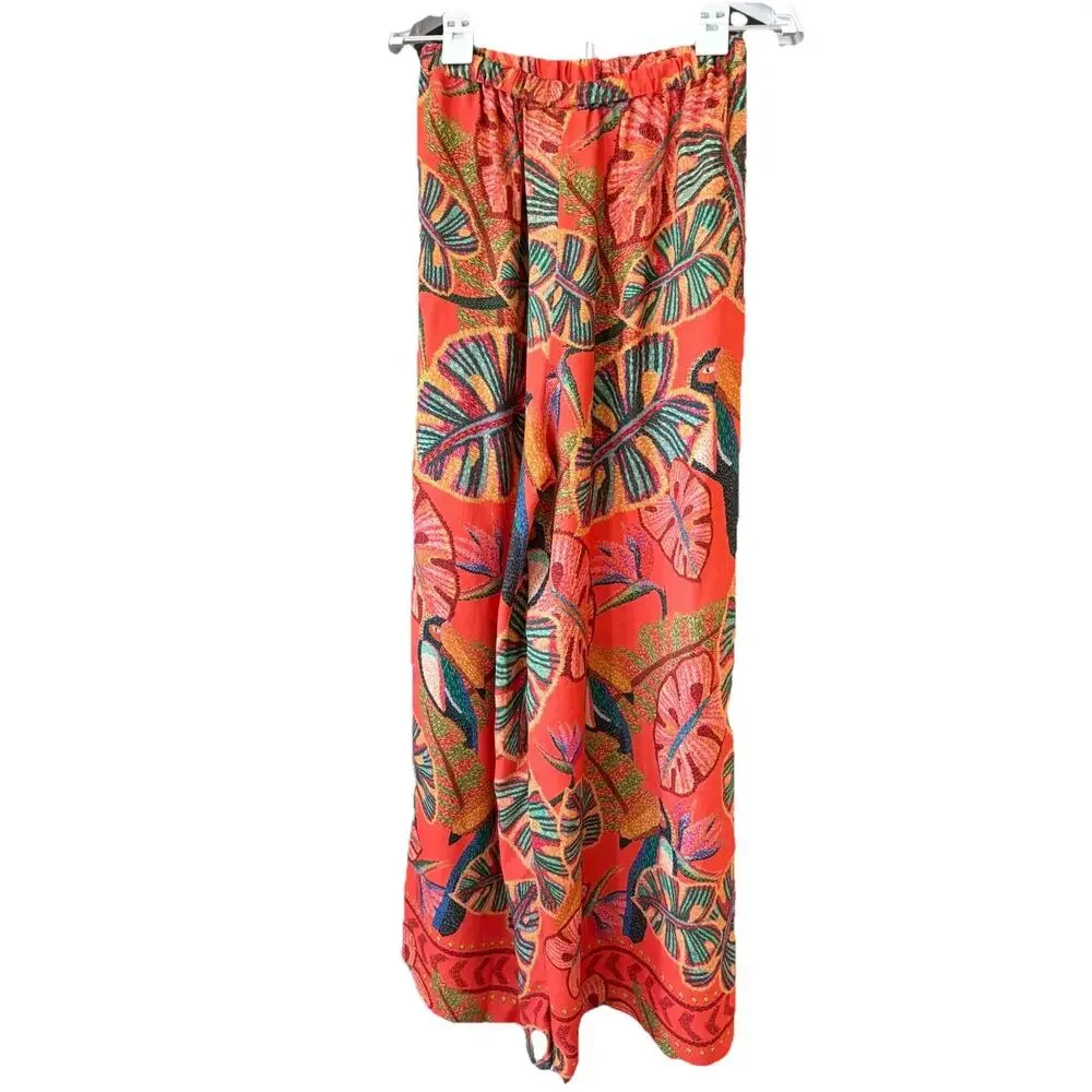 Farn Rio Women's Size Small Birdie Wide Leg Pants Size Small NWT! - Picture 11 of 12